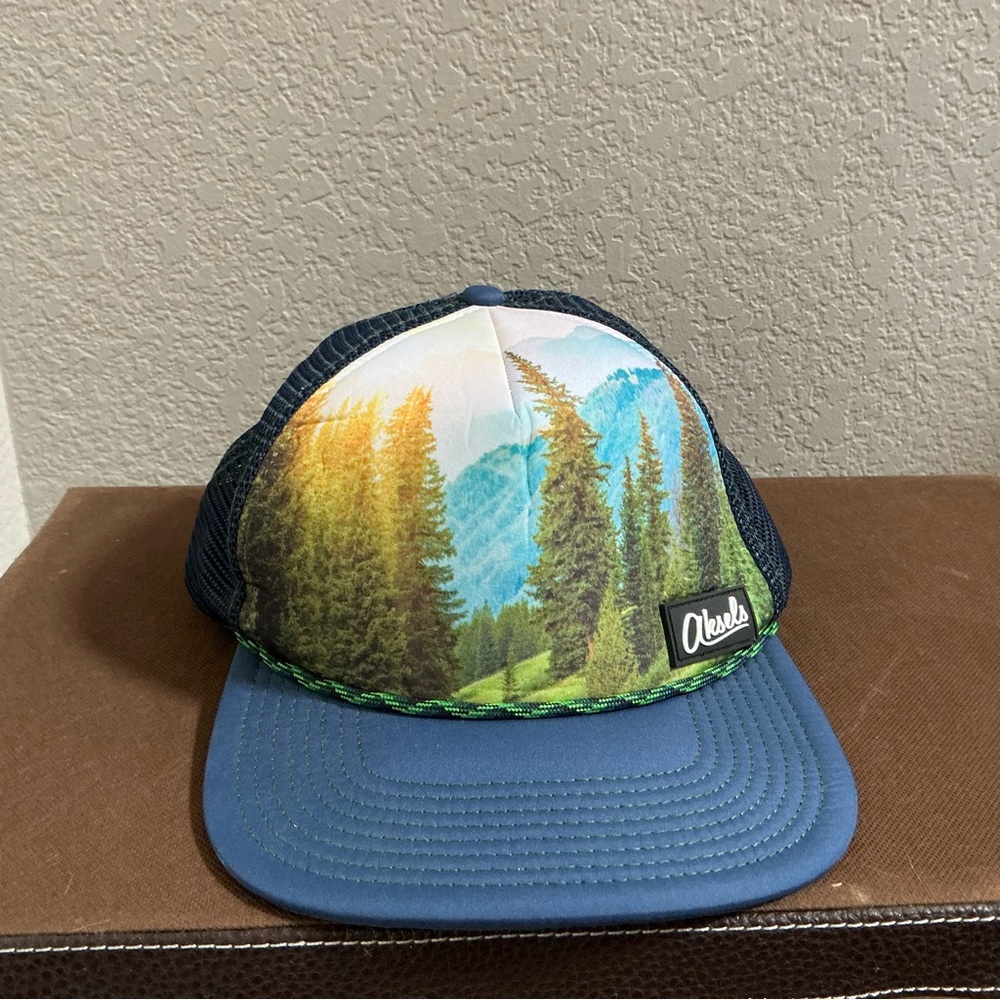 AKSELS SUMMER FOREST FOAM ROPE SNAPBACK HAT - Picture 2 of 6